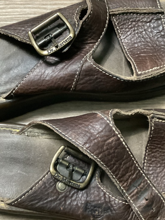 Dr. Martens Brown Leather Fisherman Double-Strap Buckle Sandals Men’s Size 8 main image 7
